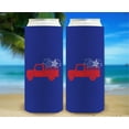 thumbnail image 6 of Fourth of July Accessories Stars and Stripes Truck Royal Blue 2-Pack Ultra Slim Can Thermocoolers, 6 of 8
