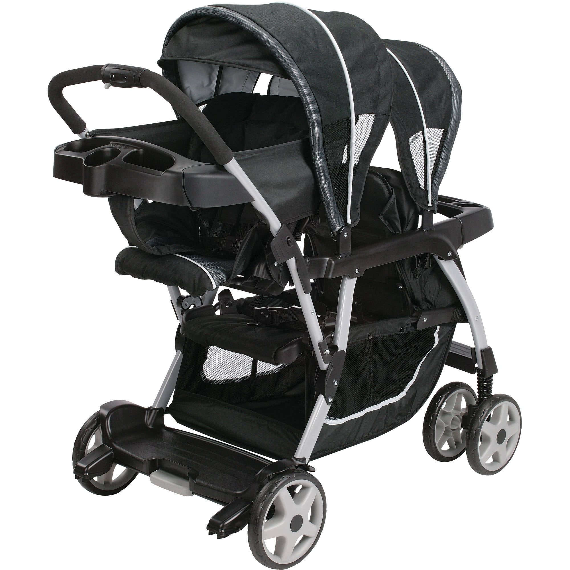 double stroller carseat combo