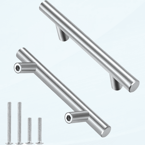 20 Pack | 3 Inch Center to Center Brushed Nickel Cabinet Pulls Kitchen Cabinet Handles,Made of Stainless Steel,Ideal for Cabinet,Drawer,Cupboard and Wardrobe.