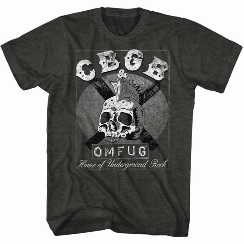 CBGB /& OMFUG Club Since 1973 ELECTRIC SKULL Logo Dickies Work Shirt All Sizes