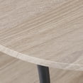 thumbnail image 6 of ZENY Round End Table, Coffee Table Side Table with 2 Storage Shelves for Bedroom Living Room Small Space Gray, 6 of 8