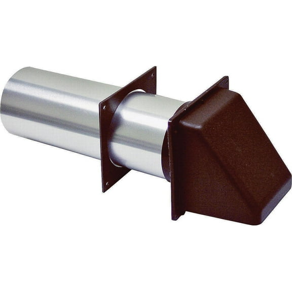 Lambro 222B Plastic Brown Dryer Vent Hood, 3"