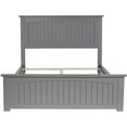thumbnail image 3 of Pemberly Row Full Traditional Styled Wooden Panel Bed in Gray, 3 of 9