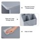 thumbnail image 2 of Qinaqin Organizador de Almacenamiento Toy Gris Bookshelf y Gabinete con Estante para Playroom Dormitorio Guardería Aula, 2 of 7