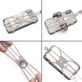thumbnail image 3 of Maynos Mobile Phone Lanyard Silicone Cell Phone Case, Pink, 3 of 7