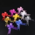 thumbnail image 2 of LOLIPPYY 100pcs Assorted Color Pull Bow Ribbons for Wedding Decor, Wrapping, Party, and Car Decoration Supplies, 2 of 7