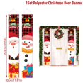 thumbnail image 3 of Decoración navideña para puerta con pancarta de Feliz Navidad 2024, decoración navideña para el hogar, adornos colgantes de Navidad, regalos de Navidad, Año Nuevo 2025, 3 of 5