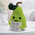 thumbnail image 1 of Juguete de patata de punto con tarjeta positiva, muñecas de ganchillo inspiradoras, regalos para animar Likrtyny  Para estrenar, 1 of 5