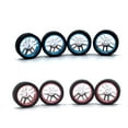 thumbnail image 3 of 4 Pcs 1/28 Remote Control for a long time Racing Tire Replace Part Modified Tires Supplies Replacement for WLtoys k969 k979 k989 k999 p929 Red, 3 of 9