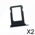 thumbnail image 1 of BELOVING 2xSim Porte-Cartes Logement Pièce de Réparation Remplacement pour X Noir 2 Pcs, 1 of 10