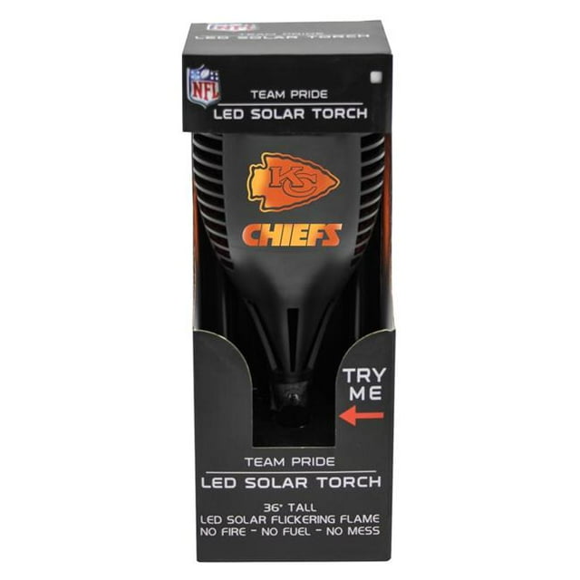 Sporticulture SOLTRKCC NFL Kansas City Chiefs Team Pride LED Solar Torch