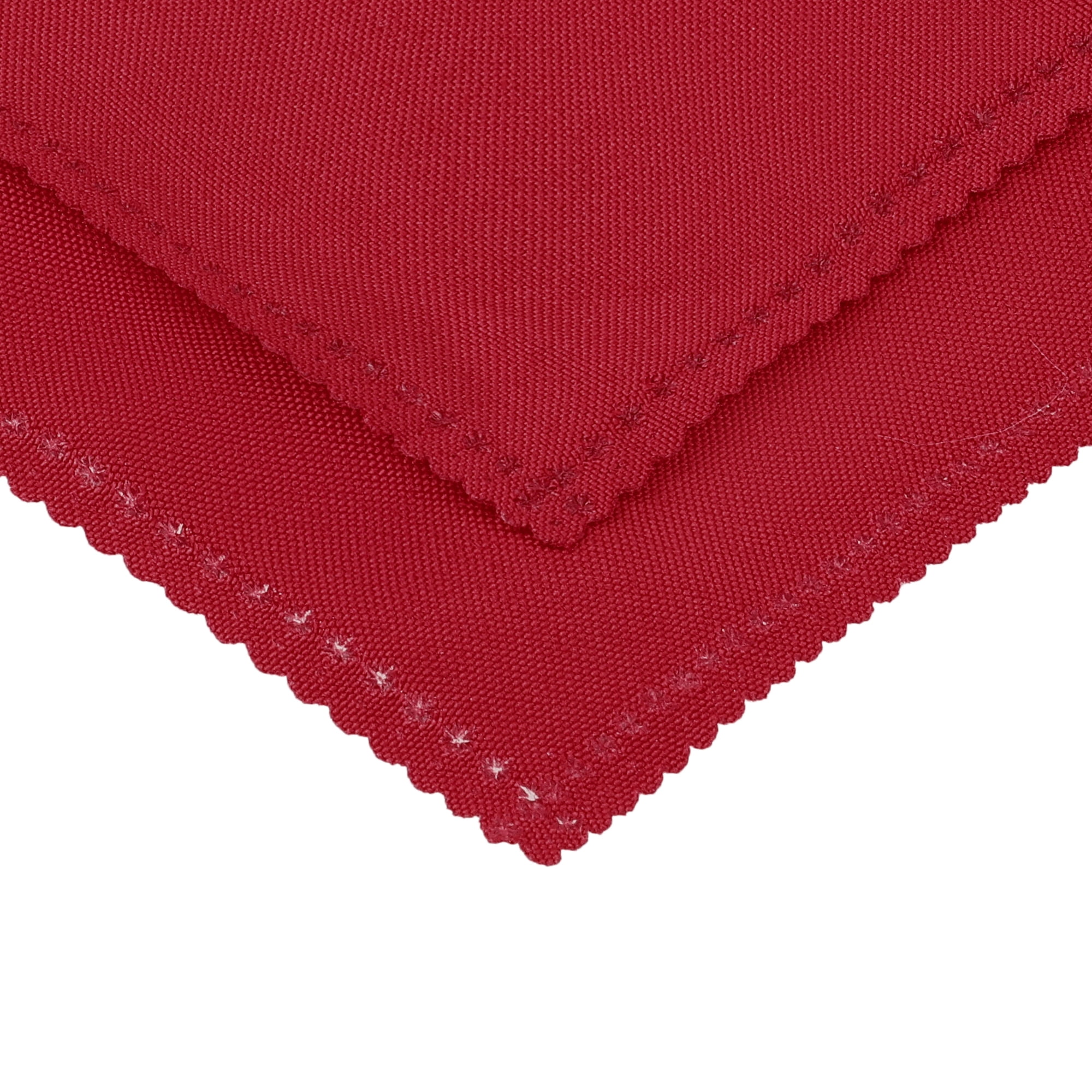 Unique Bargains 12 Pack Sateen Great Napkins for Party Wedding Restaurant Cocktail Banquet Red