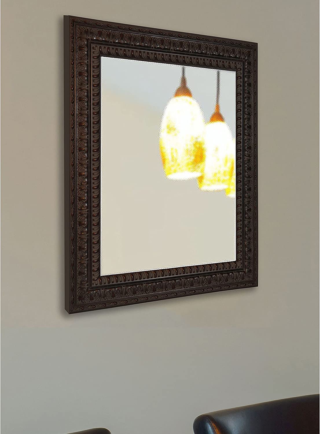 Rayne Ava Collection Classic Baroque Wall Mirror - (26.5 x 32.5)