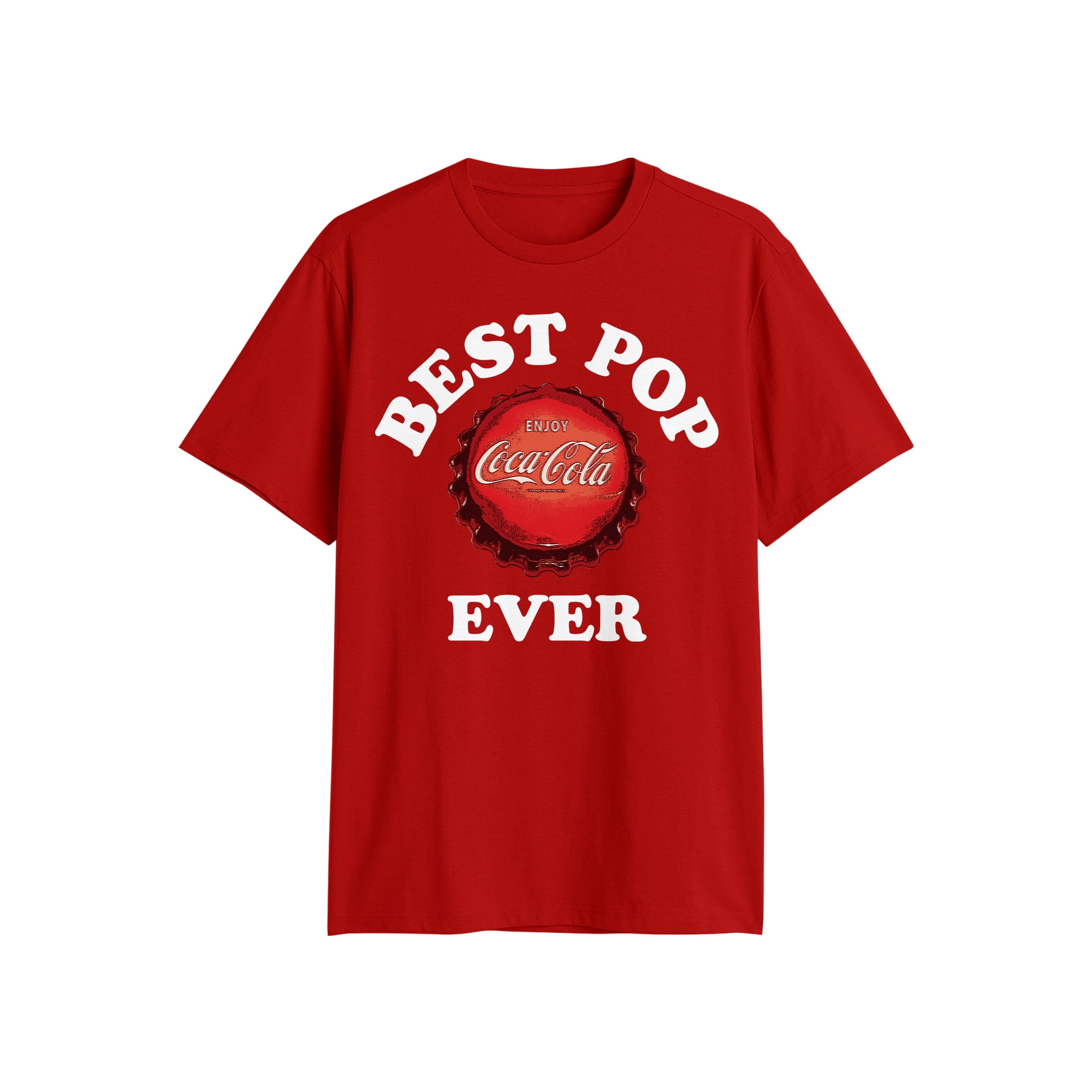 Coca Cola Best Pop Apparel, Men's Graphic Crew Neck T-Shirt, Sizes S-3XL (Men's Big & Tall)