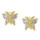 thumbnail image 1 of Broquel Mariposita con circonia Chapa de Oro 18K Horoz WH506, 1 of 5