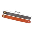thumbnail image 1 of 2 Pieces Guitar Head Amplifier Handle Strap with Fastener Practical Button Vintage Style Belt Holder Folk Musical Instruments Repair Parts, 1 of 9