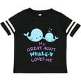 thumbnail image 3 of Inktastic My Great Aunt Whale-y Loves Me Boys or Girls Toddler T-Shirt, 3 of 5