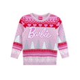 thumbnail image 1 of Jersey navideño Barbie Girls Pink 7 Christmas Jumper, 1 of 9