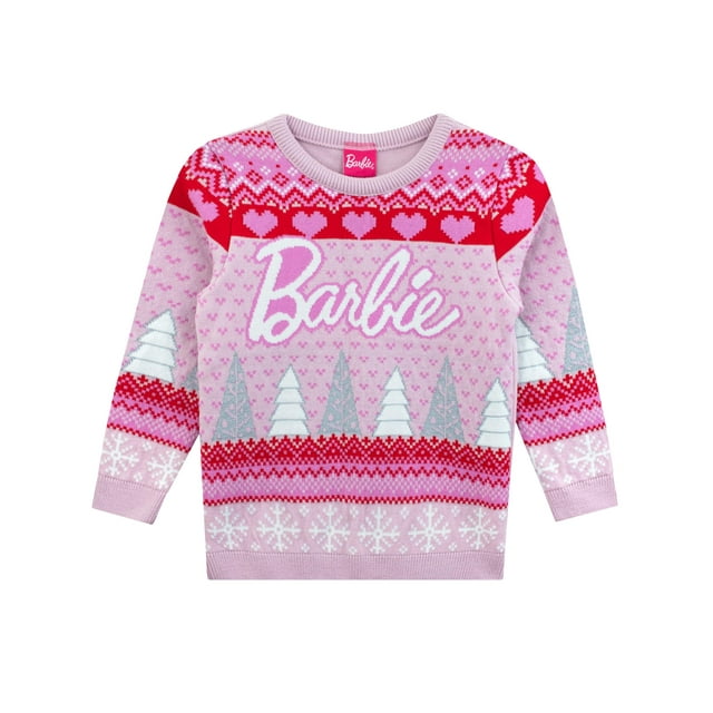 Jersey navideño Barbie Girls Pink 7 Christmas Jumper