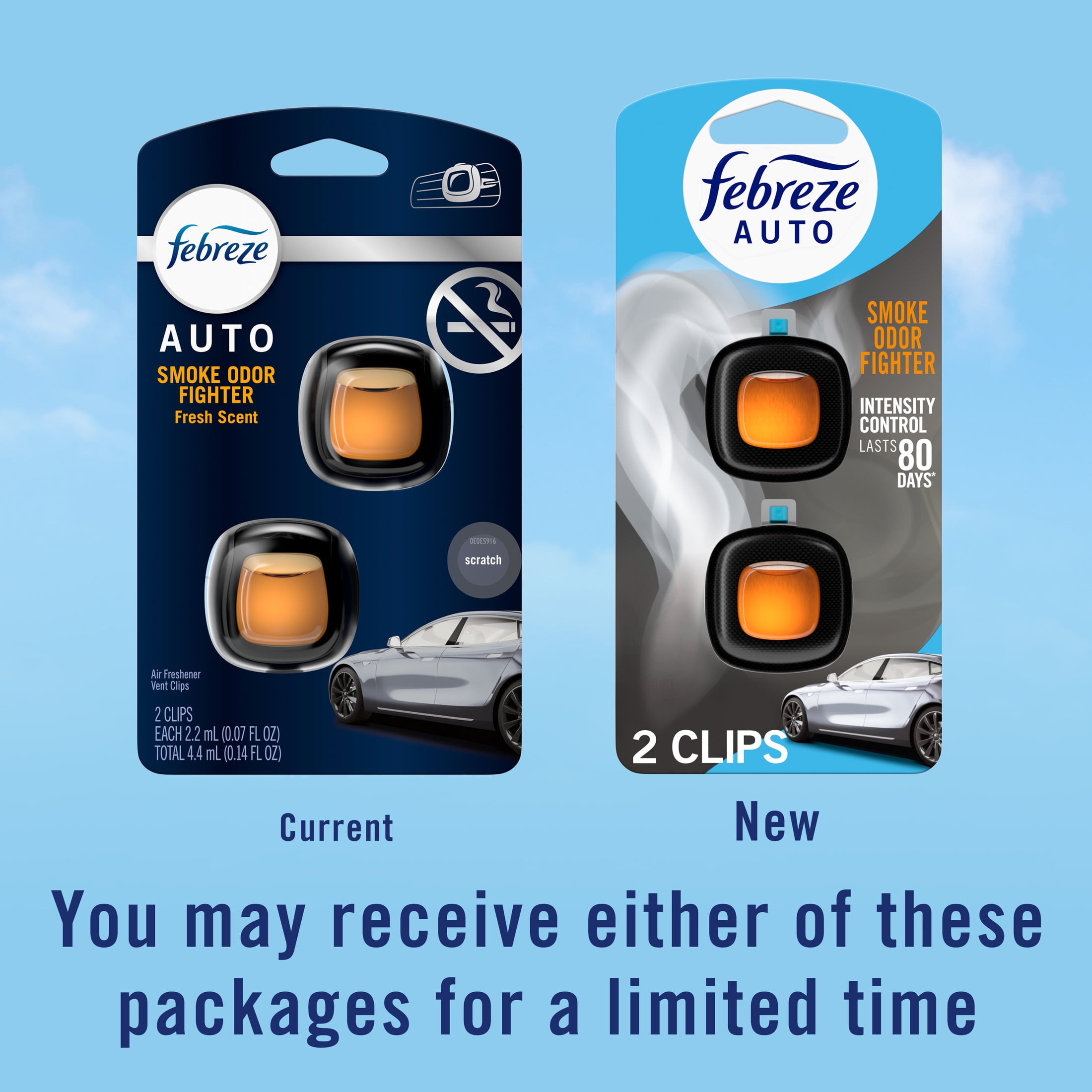 Febreze AUTO Car Air Freshener, Odor-Fighting Car Liberia