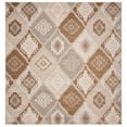 thumbnail image 6 of SAFAVIEH Vintage Mirjana Southwestern Area Rug, Cream/Camel, 6'7" x 6'7" Round, 6 of 10