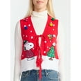 thumbnail image 4 of Peanuts Women's Snoopy Christmas Tie Vest, Sizes XXS-XXL, 4 of 5