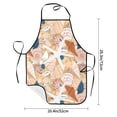 thumbnail image 2 of Easygdp Tropical Beach Sea Shell Apron Waterdrop Resistant with 2 Pockets,Oil Resistant Cooking Kitchen Chef Apron for Women Men, 2 of 7