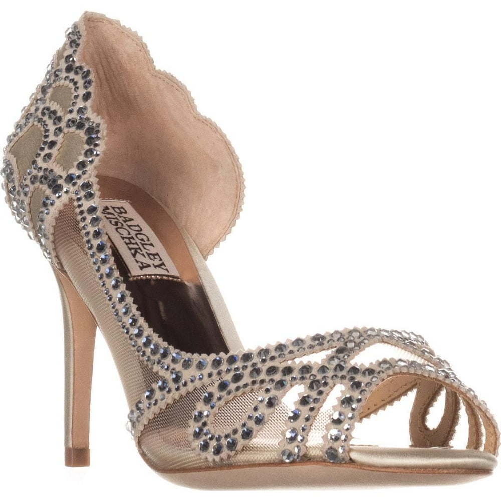 badgley mischka peace heels