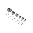 thumbnail image 1 of sweethay 12Pcs/Set 22/30/35/45/50/65MM TCT Core Drill Bit Adjustable Cutters Hole Saw Stable Hexagon Screwdriver for Thick Steel Plate Kits y herramientas para tallar sweethay TO009087-00, 1 of 8
