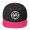 Black/ Neon Pink, variant on NA White Circle Diamond Logo Clean Sober 12-step Recovery Rehab Support Gifts Modern Snapback Hat (Black/ Neon Pink)