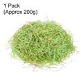 thumbnail image 3 of Cesta Césped Relleno Artesanía Triturado Papel, Rafia Regalo Relleno para DIY Regalo Pascua Cesta Relleno Fiesta Decoración (Claro Verde, Dorado Tono, 1Paquete Aprox. 200g) Unique Bargains papel de regalo arrugado y papel de relleno, 3 of 6