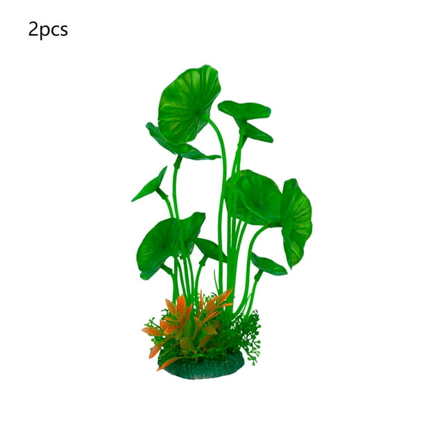 Eoozwa 2PCS Plastic Aquatic Plants Fake Seaweed Are Suitable for Decorating Fish Tanks and Are Designed To Resemble Artificial Aquatic Plants and Plants