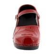 thumbnail image 4 of BJORK Marcella Mary Jane Leather Clogs (Red Patent, EU-42), 4 of 7
