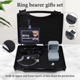 thumbnail image 2 of Set de seguridad para anillos de boda con forma de llavero, con caja y accesorios, 2 of 7
