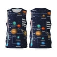 thumbnail image 2 of Gaeub Solar System Men's Mesh Basketball Jersey, Quick-Drying Sleeveless Top S-4XL, Loose Muscle Tank Top -XX-Large, 2 of 9
