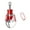 Red, variant on ABS Press Strong Doll Machine Grab-clip Keychain Secure Grip Design Simulated Toy Accessory For Key Backpacks