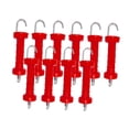 thumbnail image 3 of Terraxo 10 Pieces Fence Gate Handle Electric Fence Gate Handle Insulators Gate Handle with Spring Insulated Spring Gate Handle Replacement Part Long Service T, 3 of 8