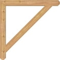 thumbnail image 3 of Ekena Millwork 3 1/2"W x 38"D x 38"H Traditional Craftsman Smooth Bracket, Western Red Cedar, 3 of 4