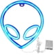 thumbnail image 1 of Letrero LED VentDepot LuminAlien01 1Pza USB o 3 Pilas AA 100lm Alien Azul, 1 of 2