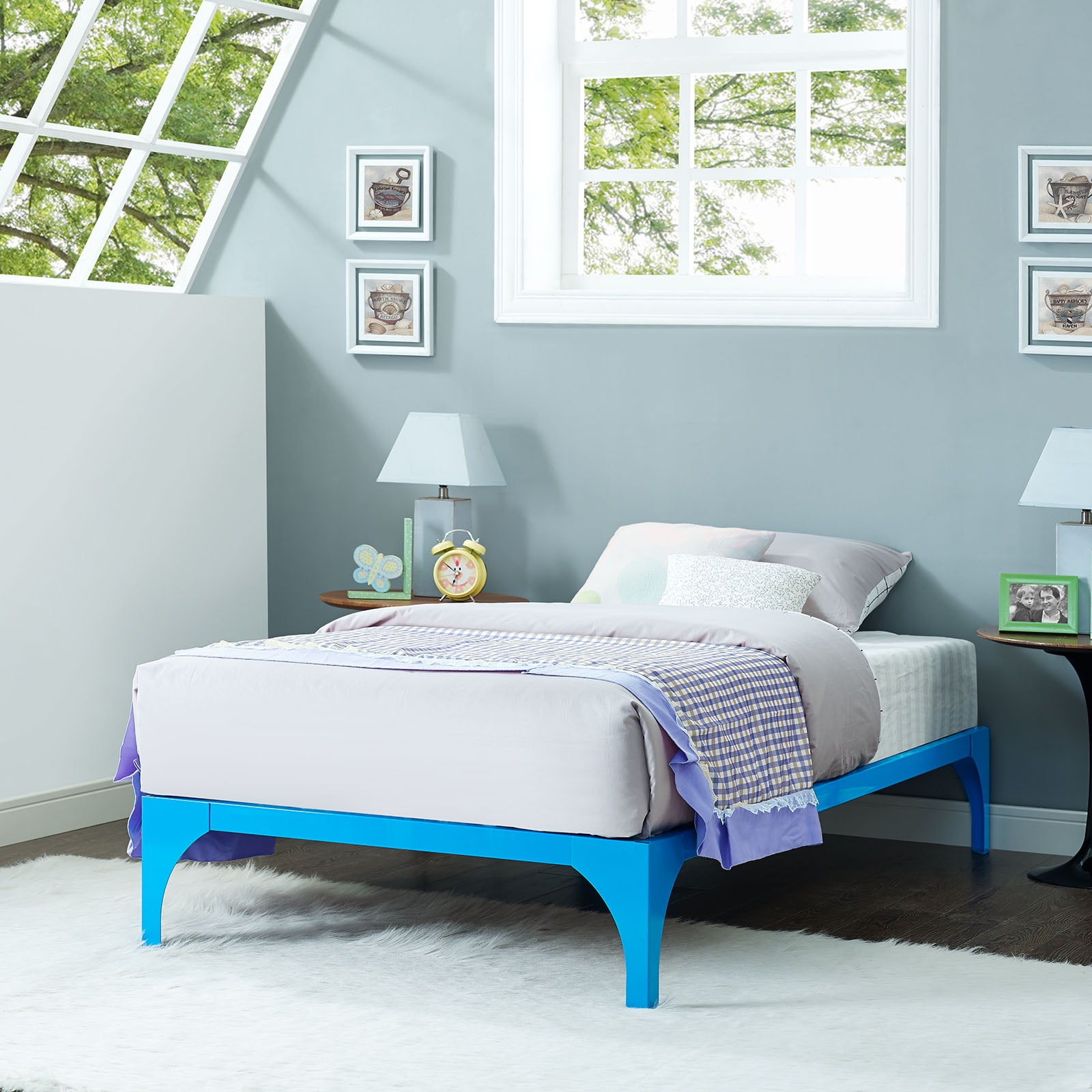 Modway Ollie Kids Twin Steel Platform Bed Frame Multiple Colors Modway Ollie Kids Twin Steel Platform Bed Frame Multiple Colors Com
