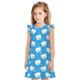 thumbnail image 1 of Fotbe Cute Polar Bear Vestido de Dormir para Niñas de 3 a 10 Años, Mangas Cortas, Estilo Princesa, Pijama Camisón con Mangas Voladas-X-Large, 1 of 6
