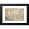 thumbnail image 2 of Louis Fabritius Dubourg 14x11 Black Modern Framed Museum Art Print Titled - Roman Soldiers Defending a City Plagued by Famine (1734), 2 of 5