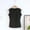 Black, variant on Aobny Women's Pajamas Tops Only Ribbed Build-in-Bra Sleep Tops Short Sleeve Square Neck Sleep Shirts for Women,Black,L