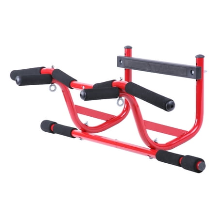 Elevated Chin Up Station with Training Manual - Red