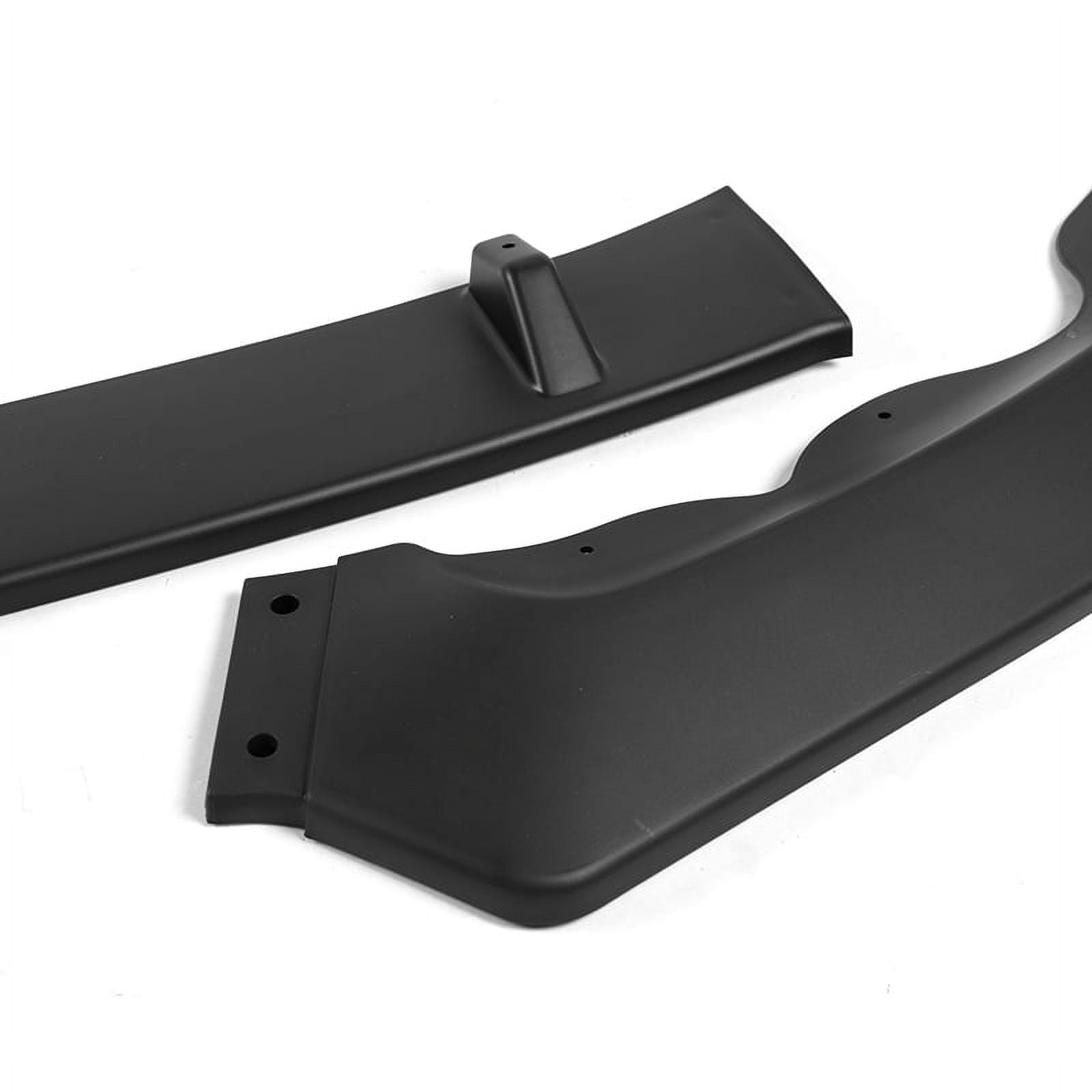 For 2013-2016 Ford Fusion Mondeo Matt Black Front Bumper Body Kit Spoiler Lip