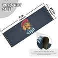 thumbnail image 5 of Yayeee Runner Rug for Bedroom 2'x6' Machine Washable Hallway Non Slip Mat, Blue Dog Artist, 5 of 8