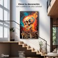 thumbnail image 3 of Cuadro Decorativo Canvas Canvas Revolution Calavera Ardiente 60x90, 3 of 4