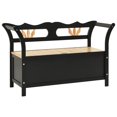 thumbnail image 5 of vidaXL Bench Storage Hall Bench for Living Room Dining Room Solid Wood Fir, 5 of 5