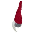 thumbnail image 6 of Northlight Gnome with Knitted Hat Christmas Decoration - 8" - Gray and Red, 6 of 6