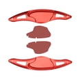 thumbnail image 3 of Palanca de cambio del volante, 2 paletas de cambio de aleación de aluminio rojo para coche aptas para 2018-2019 (2015-2019) rojo, 3 of 14